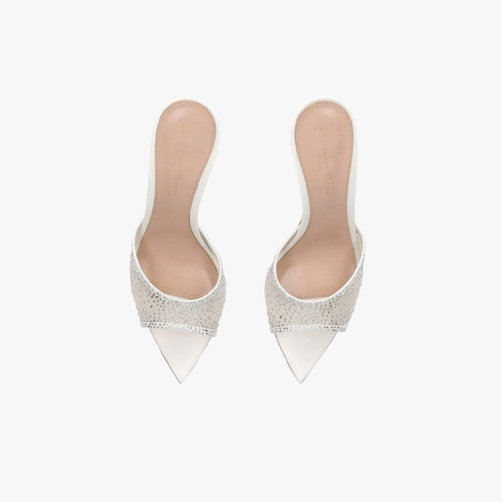 Gianvito Rossi Rania Mule 85 Off White