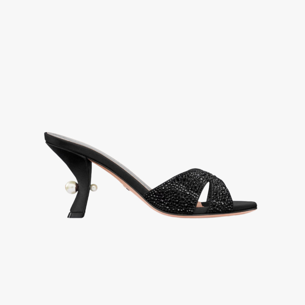 Dior Tribales Heeled Slide Black