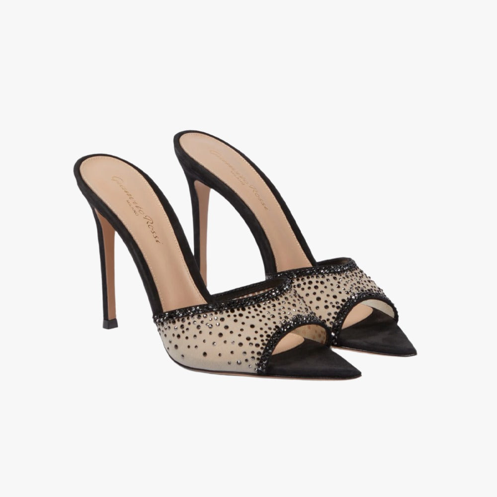 Gianvito Rossi Rania Mule 85 Black