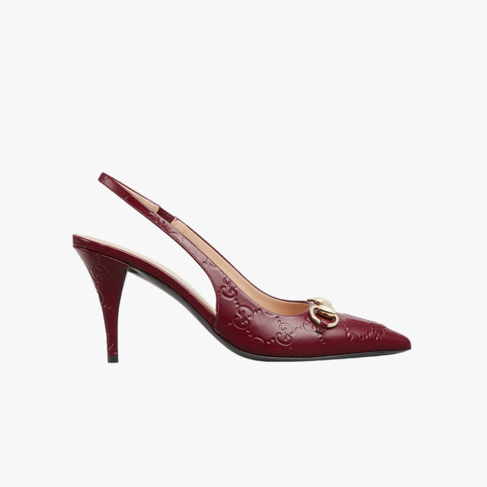 Gucci Horsebit Pump Rosso Ancora Red