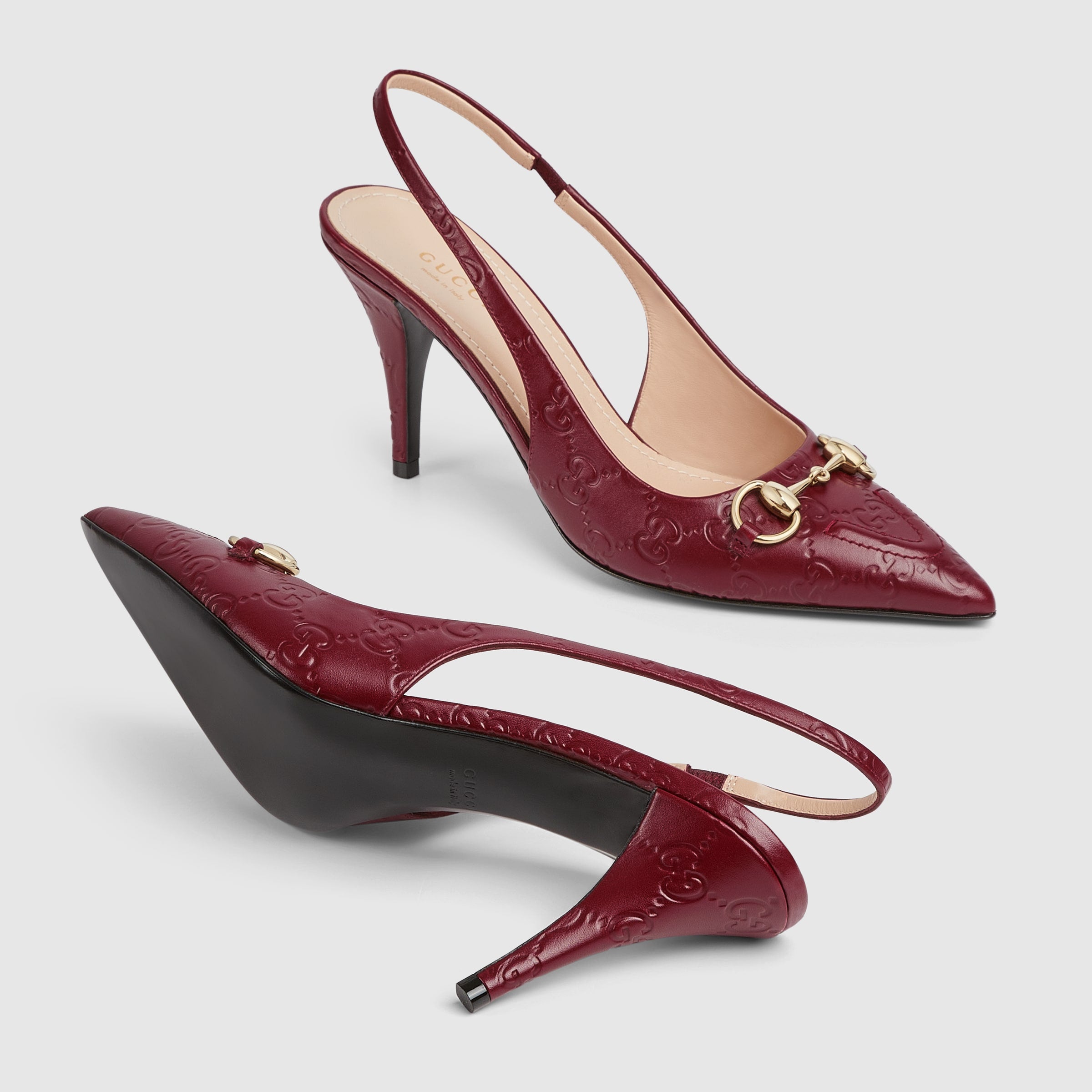 Gucci Horsebit Pump Rosso Ancora Red