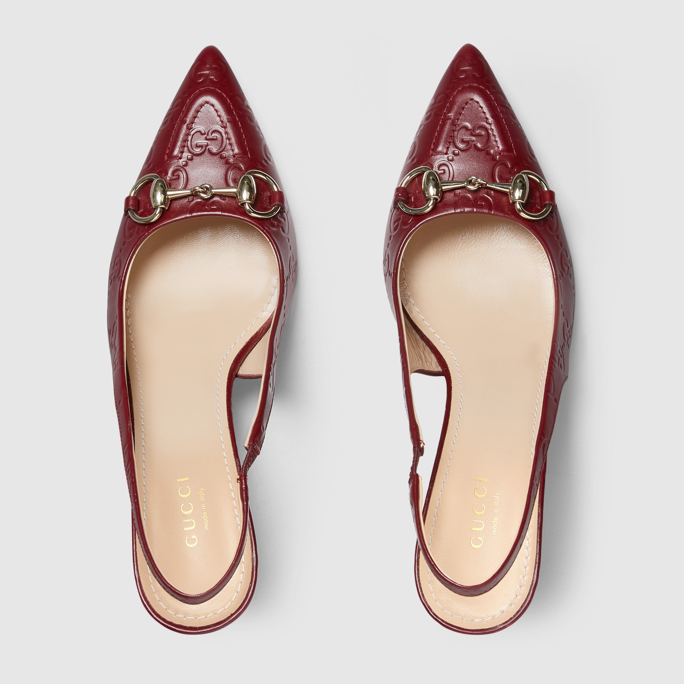 Gucci Horsebit Pump Rosso Ancora Red