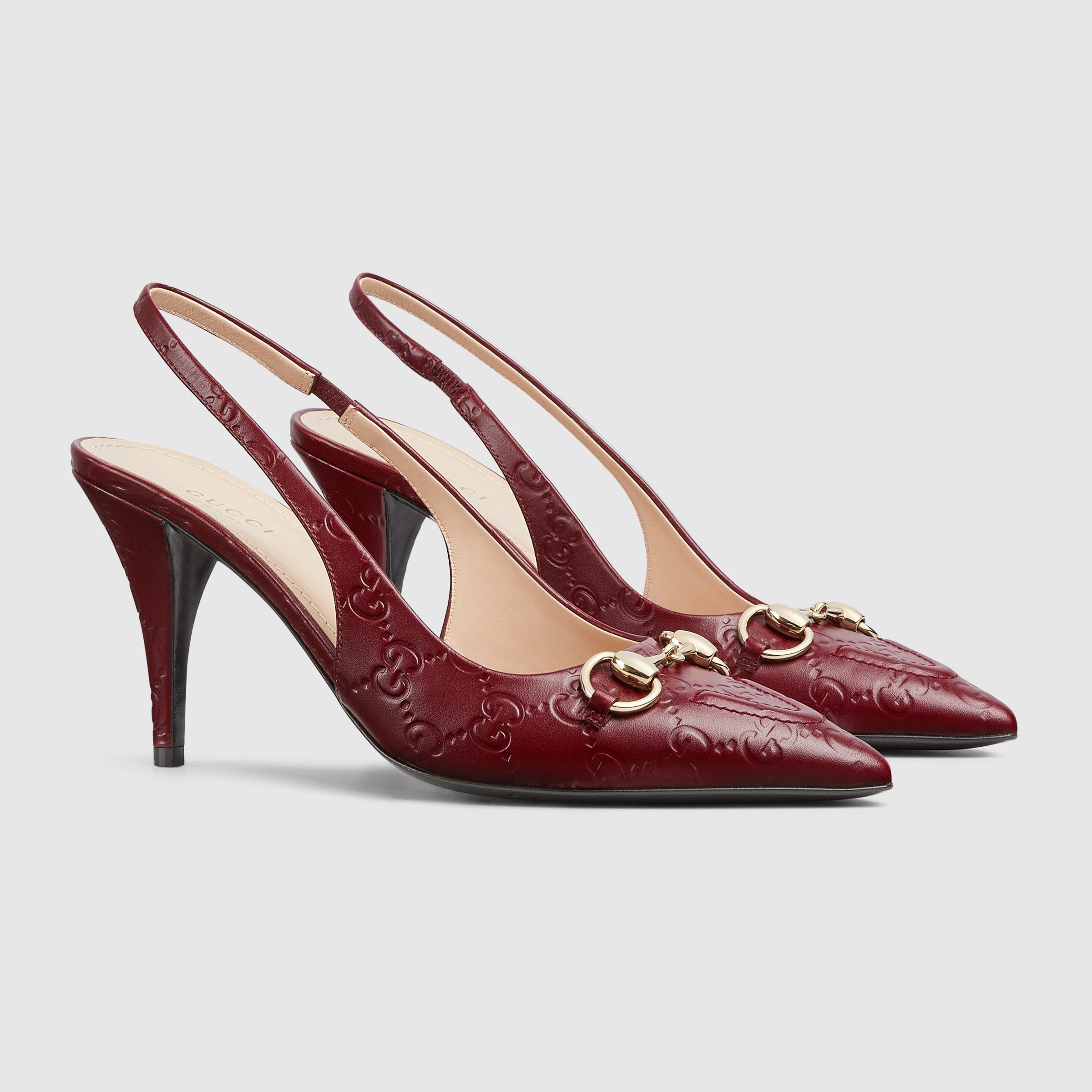 Gucci Horsebit Pump Rosso Ancora Red