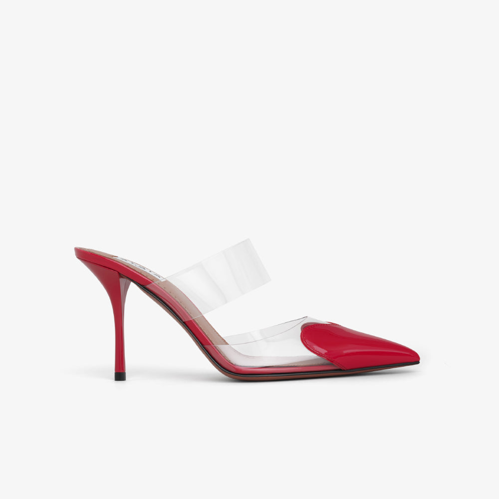 Alaïa Cœur Red Heart Mules