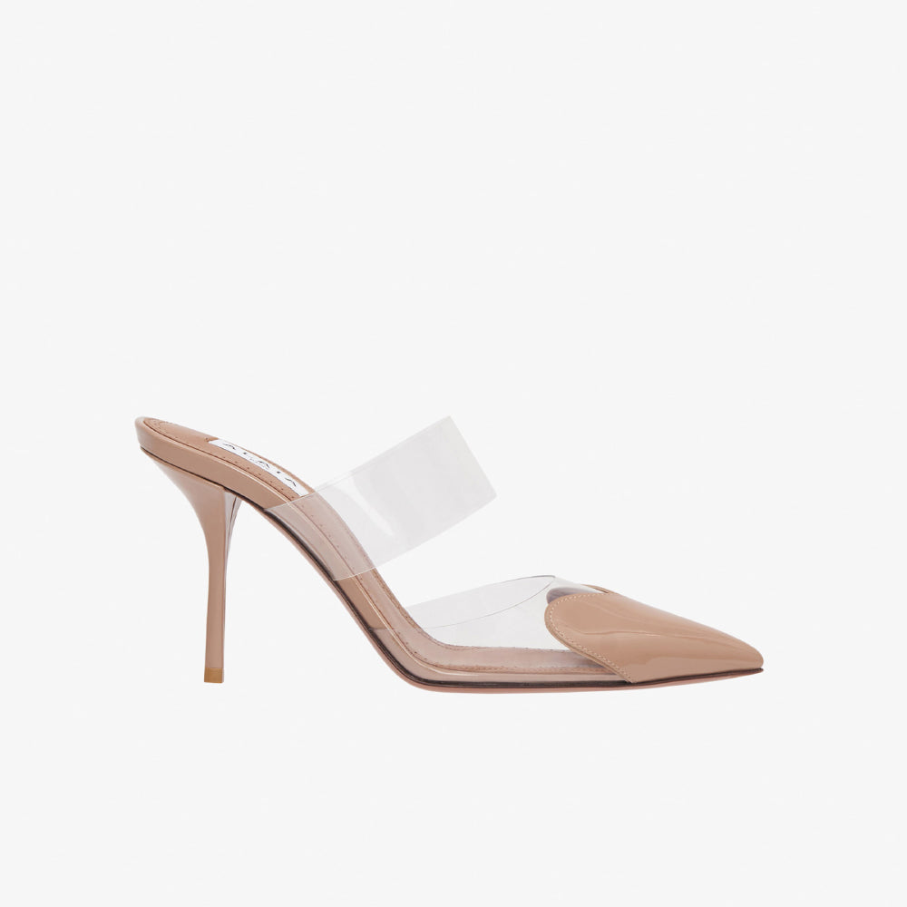 Alaïa Cœur Beige Heart Mules