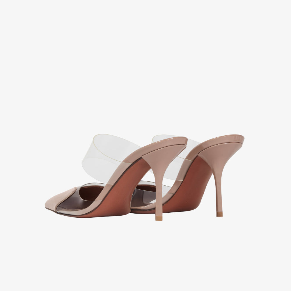 Alaïa Cœur Beige Heart Mules