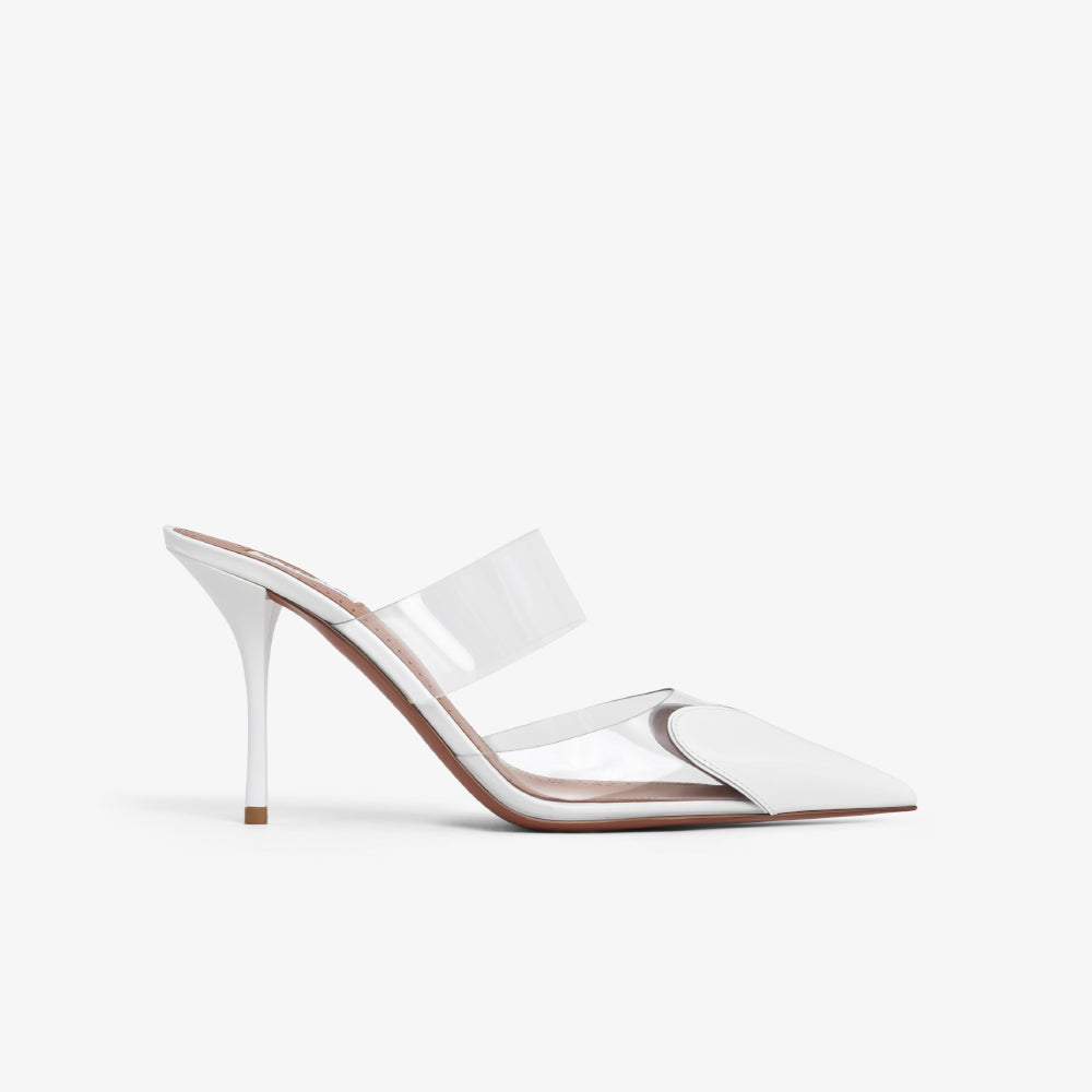 Alaïa Cœur White Heart Mules