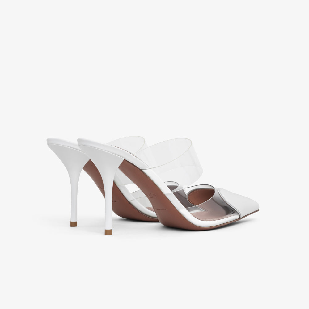 Alaïa Cœur White Heart Mules