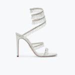 René Caovilla Chandelier Ivory Sandal 105 mm