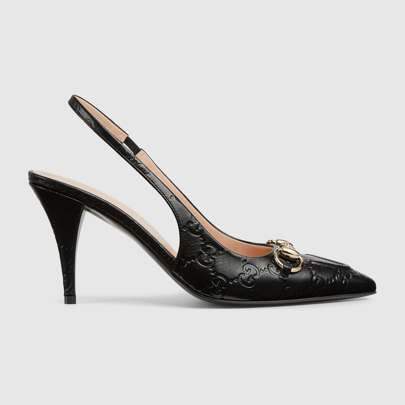 GucciBlackHorsebitPump_6 Gucci Black Horsebit Pump - Image 1