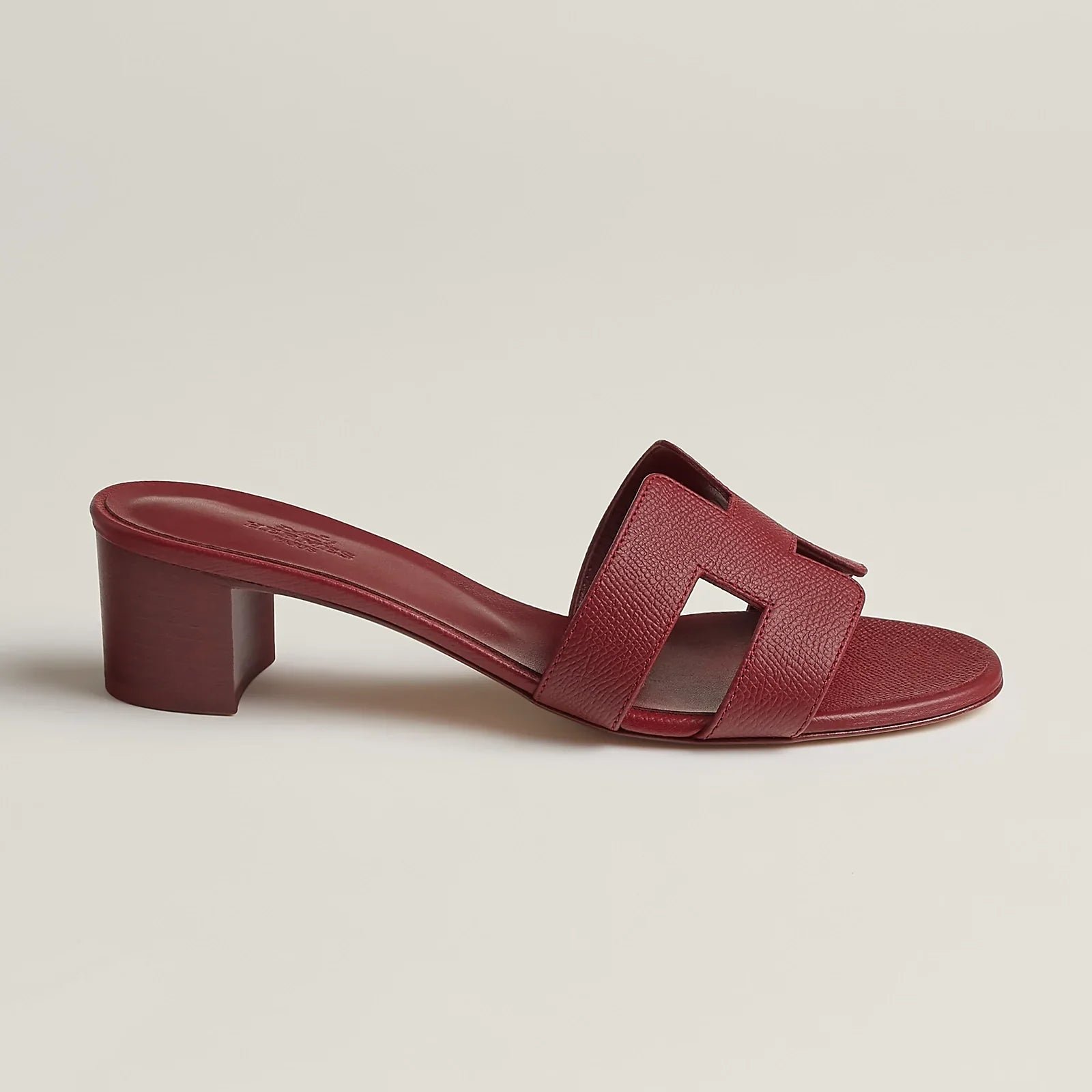 HermesOasisSandalRougeH_4 Hermes Oasis Sandal 50 mm Rouge H - Image 1