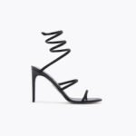 René Caovilla Cleo Black Sandal